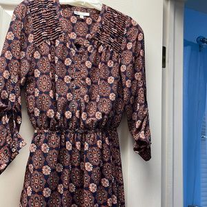 Knee length dress, very colorful